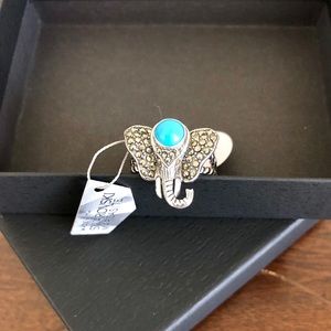 •SALE•Swarovski Silver Elephant